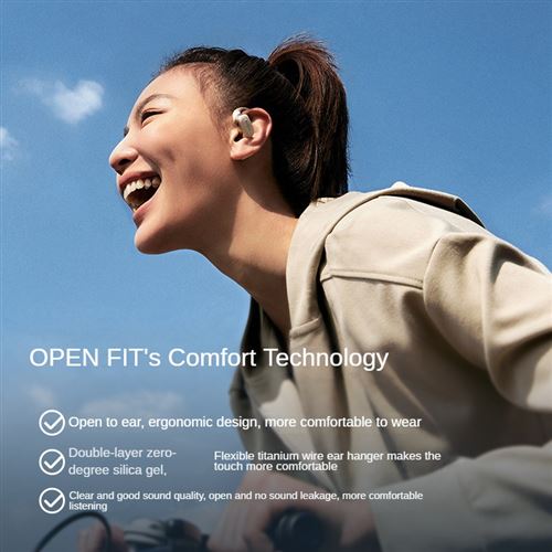 Ecouteurs Bluetooth Shokz - OPENFIT 