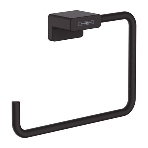 Non Communiqué 0 Anneau Porte-Serviette Hansgrohe Addstoris Noir Mat