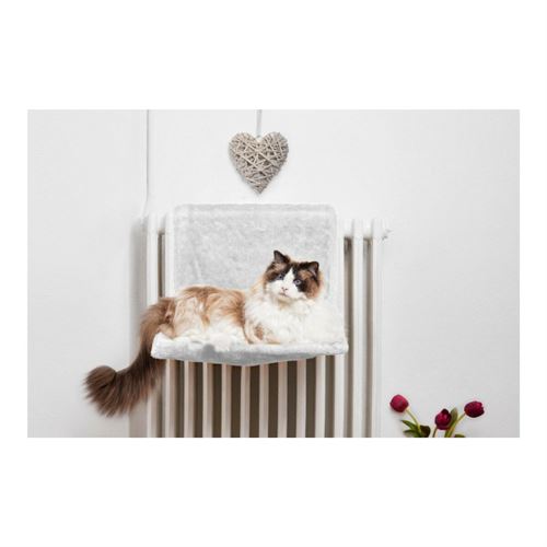Hamac Suspendu pour Chats Gloria Bora Bora 45 26 31 cm Blanc