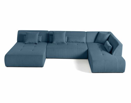 Lisa Design Onyx/Bleu Canapé Modulable - Image 2
