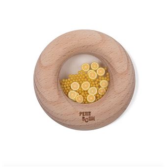 Donut sensoriel en bois - Citrons - 1