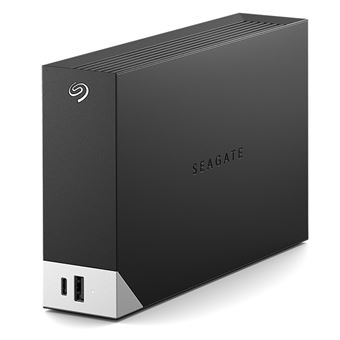 Seagate One Touch with hub STLC10000400 - Disque dur - 10 To - externe (de bureau) - USB 3.0 - noir - avec Seagate Rescue Data Recovery - 1