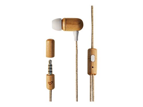 Energy Sistem Eco Wood Headphones Marron,Blanc