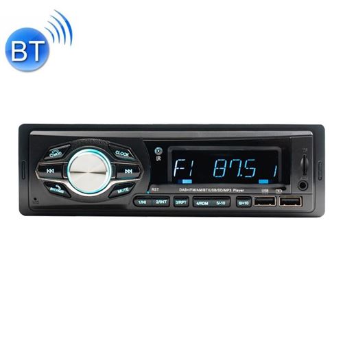 Autoradio Bluetooth DAB+ MP3 USB AUX Télécommande Main Libre YONIS