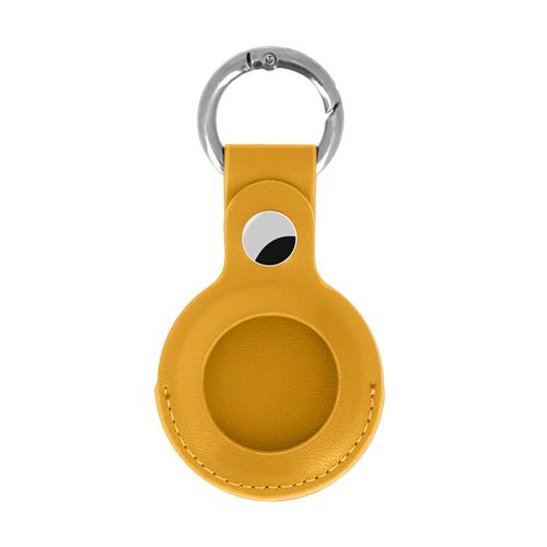 0€74 sur Porte-clés pour AirTag Protection Éco cuir Anneau en Métal Bouton  Pression jaune - Porte clef - Achat & prix