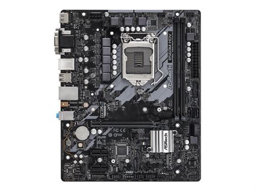 ASRock B560M-HDV - Carte-mère - micro ATX - Socket LGA1200 - B560 Chipset - USB 3.2 Gen 1 - Gigabit LAN - carte graphique embarquée (unité centrale requise) - audio HD (8 canaux)