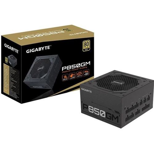 Gigabyte P850Gm - Alimentation Électrique (Interne) - Atx12V 2.31 - 80 Plus Gold - Ca 100-240 V - 850 Watt - Pfc Active