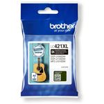Brother LC421XLBK - À rendement élevé - noir - original - cartouche d'encre - pour Brother DCP-J1140DW, DCP-J1800DW, MFC-J1010DW, MFC-J1012DW