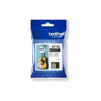 Brother LC421XLBK - À rendement élevé - noir - original - cartouche d'encre - pour Brother DCP-J1140DW, DCP-J1800DW, MFC-J1010DW, MFC-J1012DW