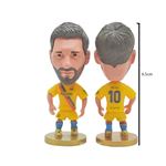 Figurine de collection Haobuy Modèle ballon d'or de trophée Messi,  trophée MVP souvenir d'un fan de football-16cm Or