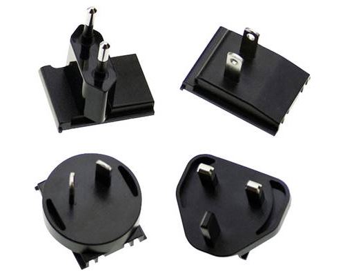 Fiche dentrée pour la série GE, lot de 4 Mean Well AC PLUG-MIX