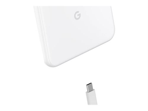 Google Pixel 3a - 4G smartphone - RAM 4 Go / Mémoire interne 64 Go - écran OEL - 5.6"" - 2220 x 1080 pixels - rear camera 12,2 MP - front camera 8 MP - blanc clair État correct -  reconditionné disponible sur Fnac