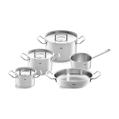 Original Profi Collection Topf-Set mit Kasserolle und Pfanne mit Haltegriffen 5 El.
