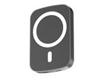 BigBen Connected - Bloc de charge sans fil/banque d'énergie - 5000 mAh - 10 Watt (MagSafe) - sur le câble : Lightning - noir