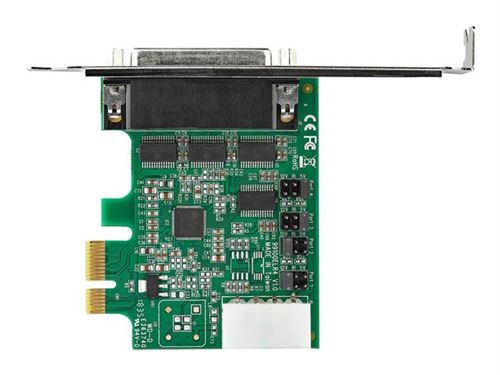 StarTech.com 4-Port Pci Express Rs232 Serial Adapter Card, Pcie Rs232 Serial Host Controller Card, Pcie To Serial Db9 Card, 16950 Uart, Desktop Expansion Card, Windows, Macos, Linux Full/Low-Profile Brackets (Pex4s953) Adaptateur Serie Pcie Rs-232 Taille - Image 5