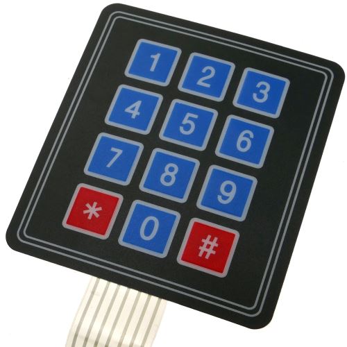 Clavier à membrane 12 touches DWT-0263