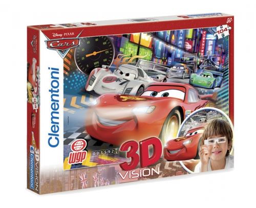 Clementoni Puzzle Puzzle 3D Voitures 104 Pièces
