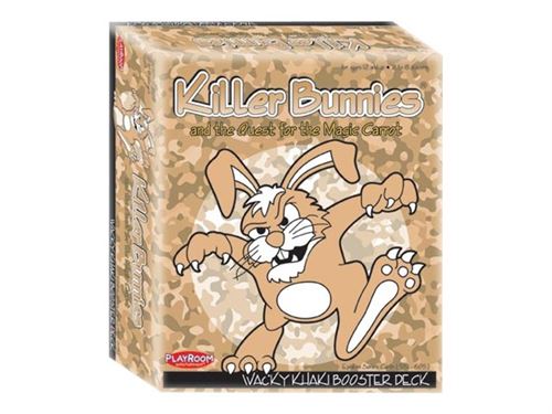 Playroom Killer Bunnies - Quest Wacky Khaki Booster - jeu de cartes