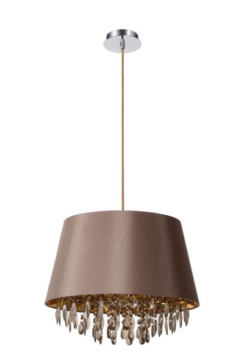 Lucide DOLTI - Suspension - Ø 45 cm - Taupe