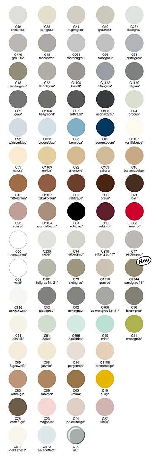 OTTO CHEMIE OTTOSEAL S100 C510 effet argenté (interne) en Silicone couleur Mastic