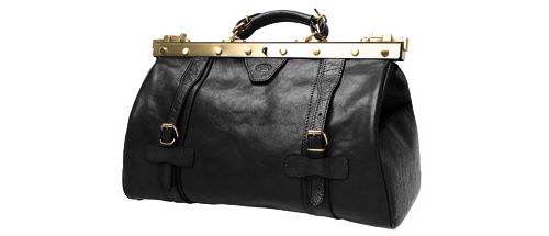 Sac diligence en cuir Katana K 8253 - Noir