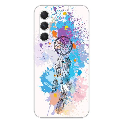 Coque en silicone imprimée compatible Samsung Galaxy A54 5G Dreamcatcher Color