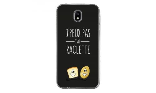 Coque souple pour Samsung Galaxy J5-2017 SM-J530F avec impression Motifs J'peux pas j'ai raclette