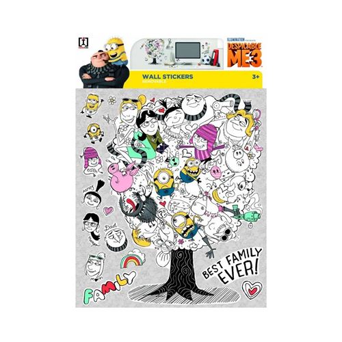 Stickers geant Arbre Les Minions