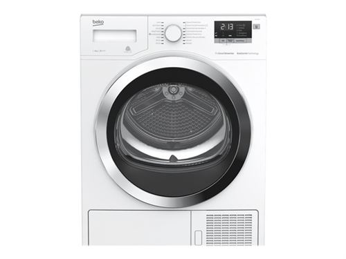 Beko DRY833CI - Sèche-linge - indépendant - largeur : 59.7 cm - profondeur : 65.4 cm - hauteur : 84.6 cm - chargement frontal - blanc