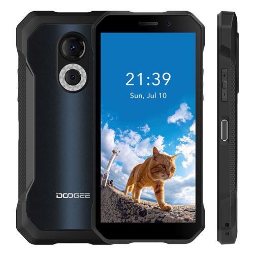DOOGEE S61 Smartphone IP68 étanche 6.0 6Go + 64Go 5180mAh Batterie 4G téléphone NFC GPS - Gris