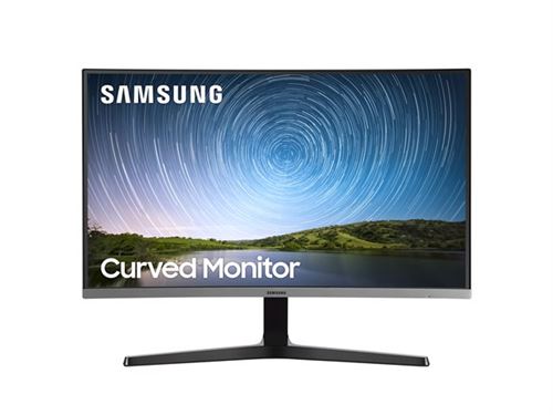 Samsung C32R502FHR - LED-monitor - gebogen - 32 (31.5 zichtbaar) - 1920 x 1080 Full HD (1080p) @ 75 Hz - VA - 300 cd/m² - 3000:1 - 4 ms - HDMI, VGA - donkergrijs/blauw