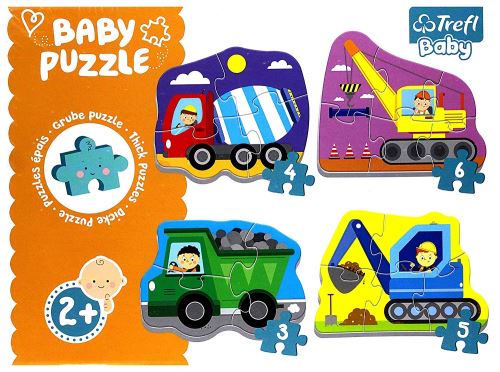 Trefl Puzzle 3 pièces - 4 Baby Puzzles