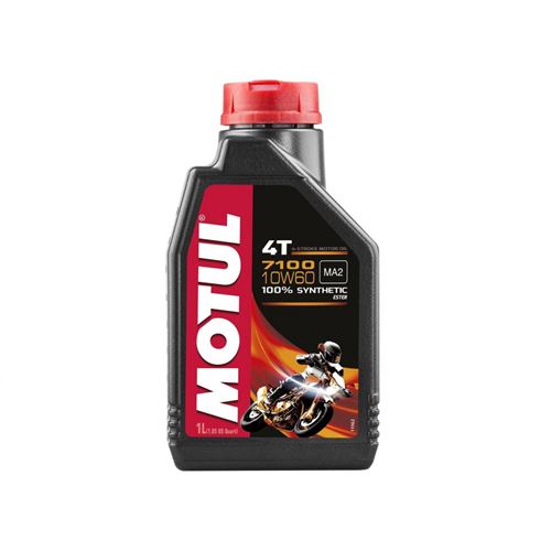 Huile moteur MOTUL 7100 4T 10W60 100% synthèse 1L