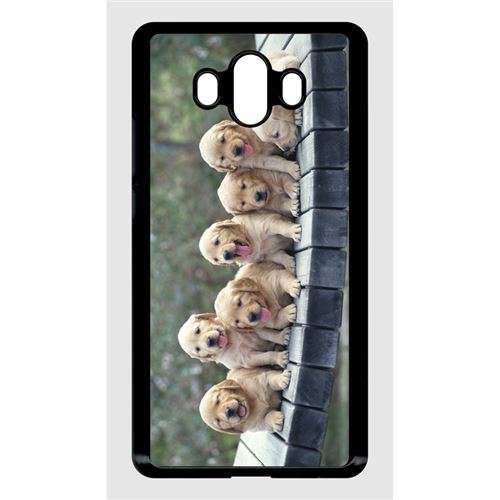 Coque huawei mate 10 chiots golden retriever