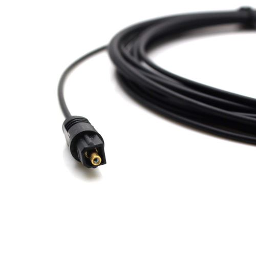 VSHOP® 5m de câble Toslink qualité professionnelle - Plaqué or 24 carats - bouchons en métal - qualité supérieure - Digital Optical plomb - S / PDIF - Stéréo - Audio - EIAJ optique - Fibre optique
