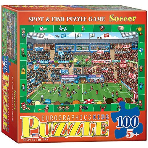 EuroGraphics Soccer Spot Find 100 Piece Puzzle