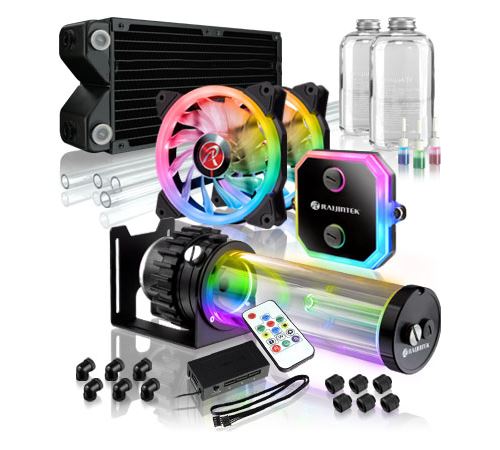 raijintek raijintek phorcys evo cd240 rgb wasserkühlungs-set - 240mm noir