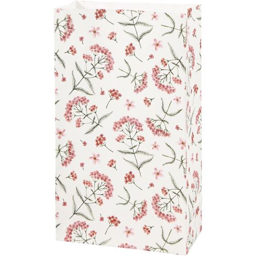 Vivi Gade sacs en papier 12 x 6 x 21 cm 10 bouquets de fleurs