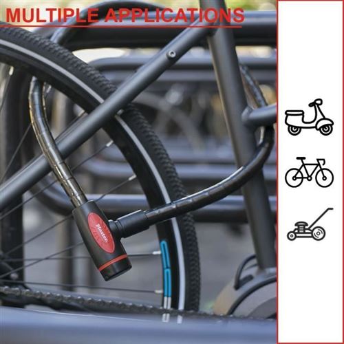 Verrou de vélo étanche, serrure de vélo de chargement USB sûre et