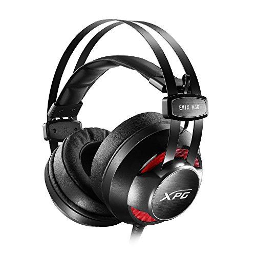 XPG EMIX H30 + SOLOX F30 Binaural Bandeau Noir, Rouge Casque Audio Casques Audio (Console de Jeu/PC/Jeux, 0,025 W, 0,1 W, 5 V, Bin