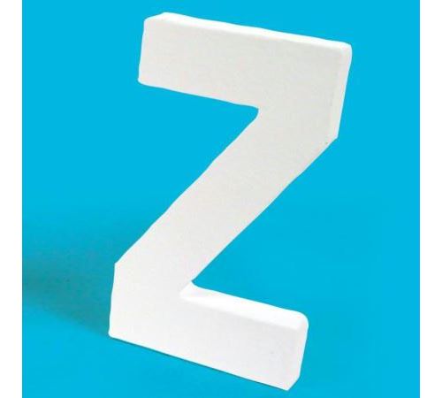 Lettre en carton Z