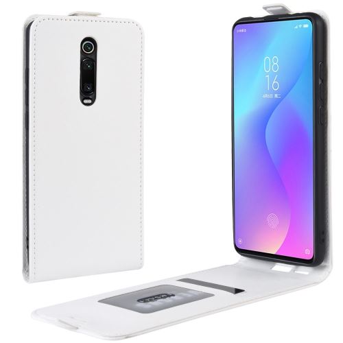 Etui en PU retournement vertical blanc pour votre Xiaomi Redmi K20/K20 Pro/Mi 9T/Mi 9T Pro