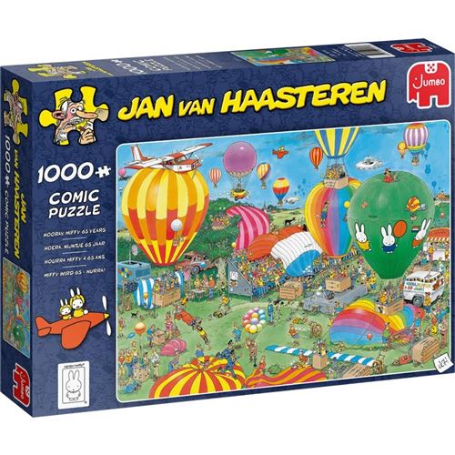 Jumbo puzzle Jan van Haasteren - Miffy 65 ans - 1000 pièces
