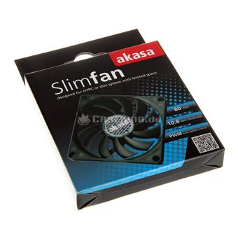 Akasa Slimfan AK-FN076 - Ventilateur châssis - 80 mm - 1