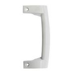 Poignée Porte Frigo Whirlpool - Remplacement 481949878494, Entraxe 17.5cm, Blanc