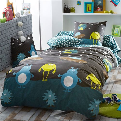 Taie de traversin Monsters TRADILINGE - - 43 x 140 cm