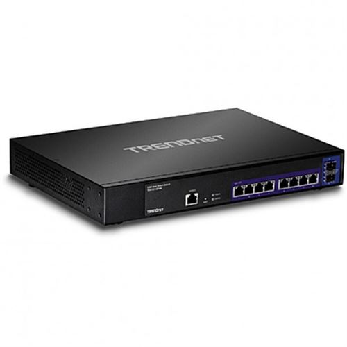 TRENDnet TEG 30102WS - Commutateur - 8 x 2.5GBase-T + 2 x 10 Gigabit SFP+ - Montable sur rack