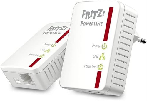 AVM FRITZ!Powerline 510E - Set - bridge - HomePlug AV (HPAV) - aansluitbaar aan muur (pak van 2)