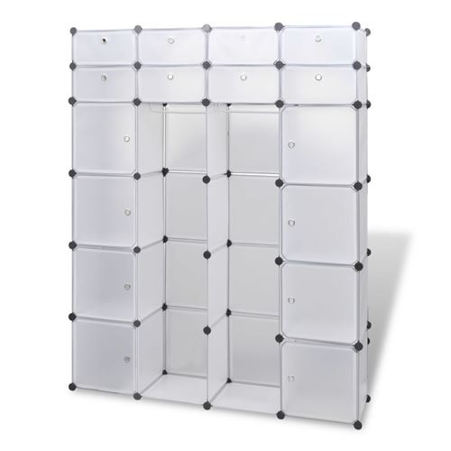 Armoire Penderie Cube Modulable Etagere De Rangement Vetement En