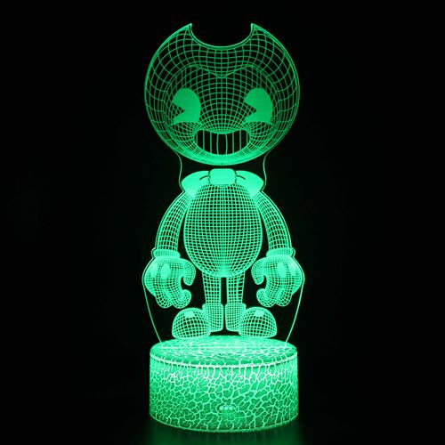 Stack Lampe 3D Tactile Veilleuses Enfant 7 Couleurs Avec Telecommande - Style #1080